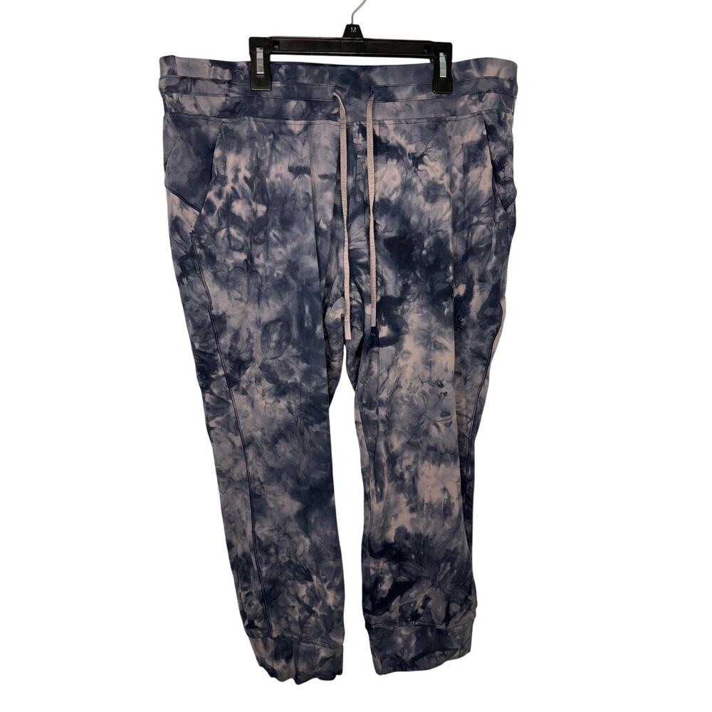 Lululemon Ready to Rulu 7/8 Joggers Size 14 Diamond Dye High Rise Navy Gray